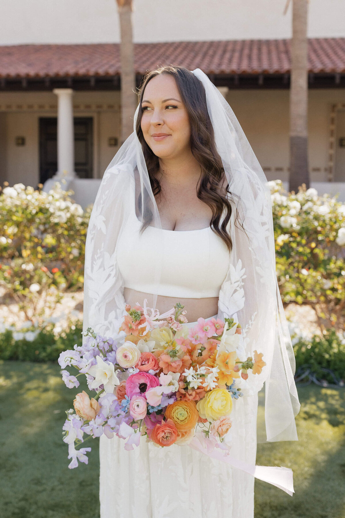 Colorful arizona bridal bouquet 3