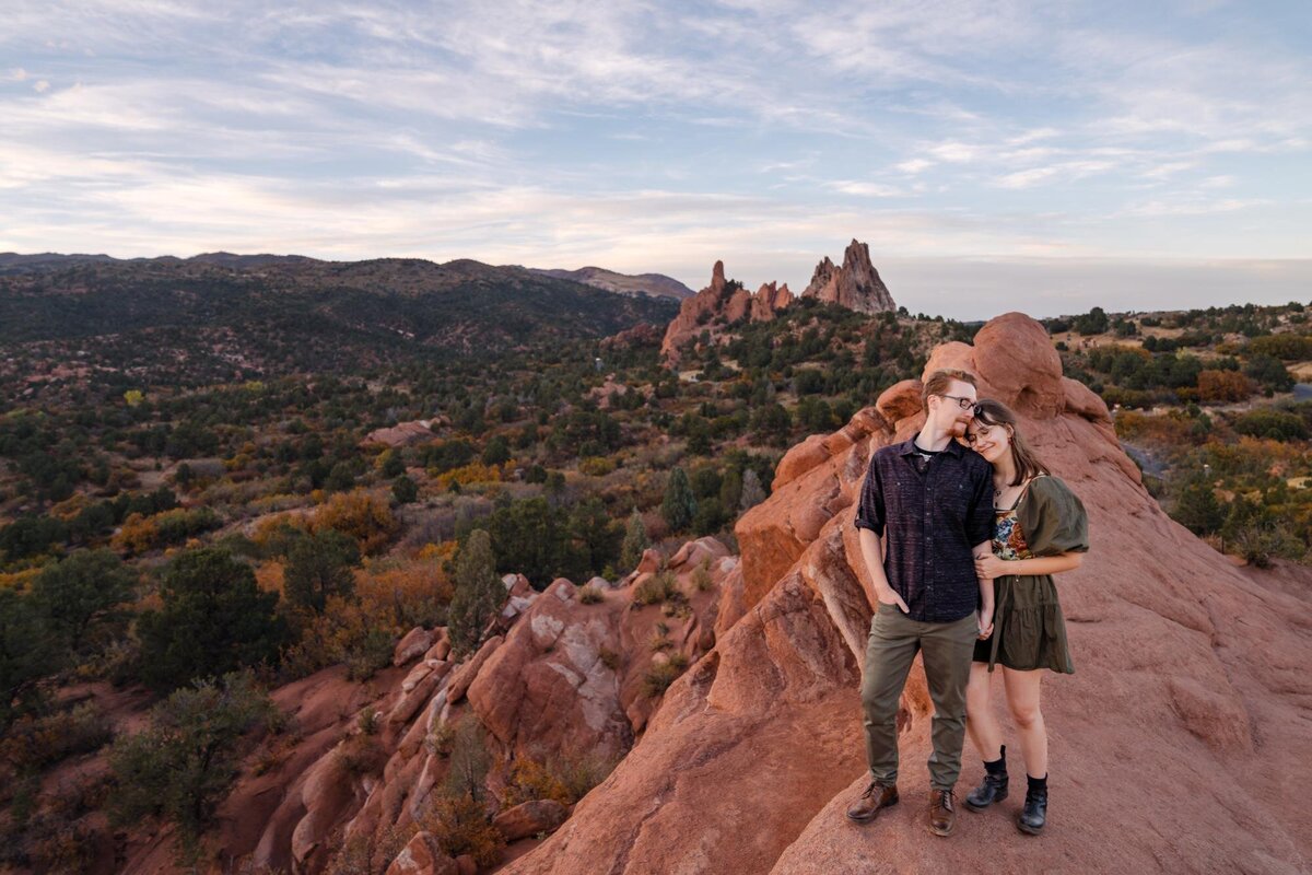 Garden of the Gods surprise proposal photographers