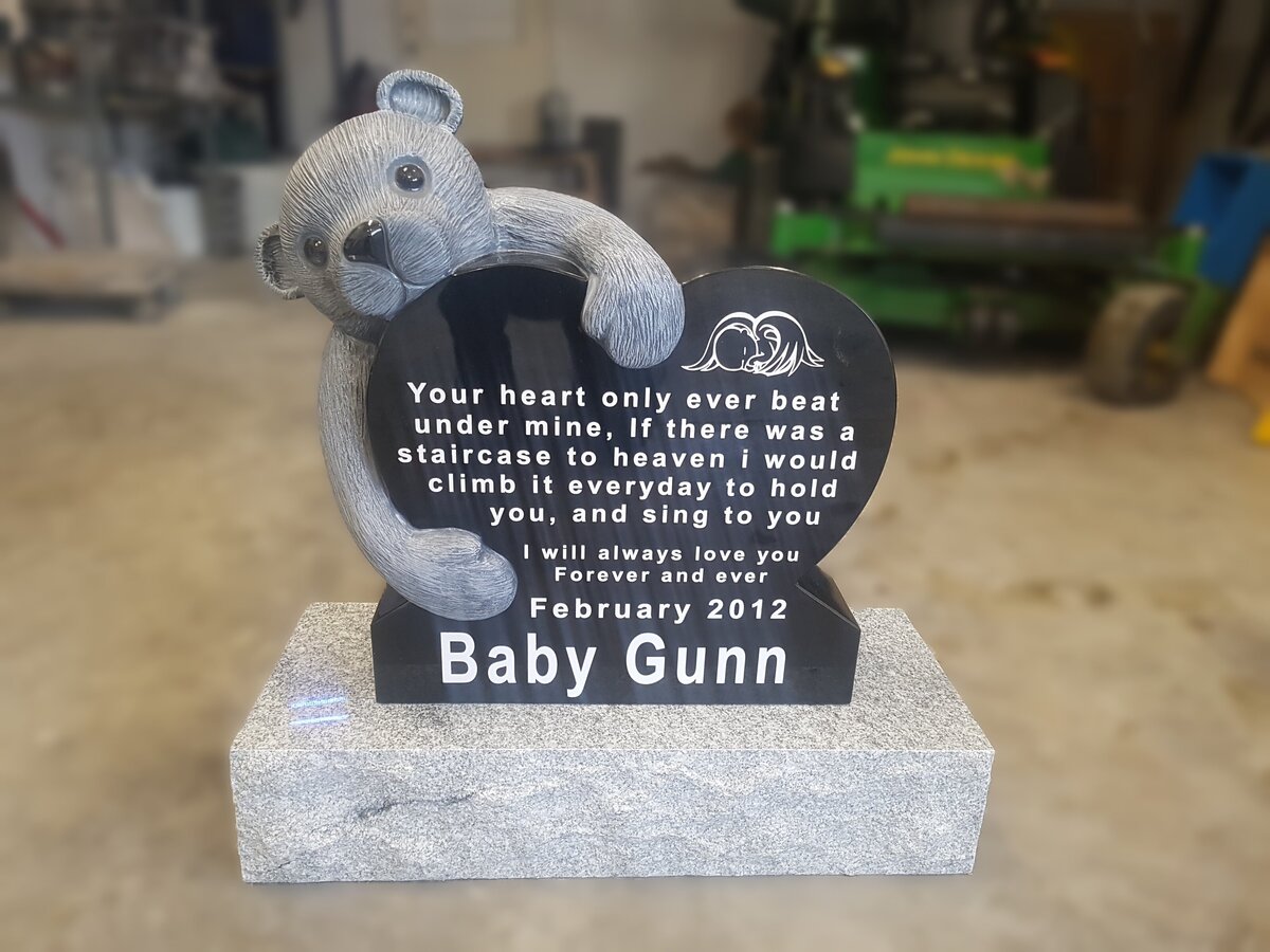 tombstone for lost baby loved one