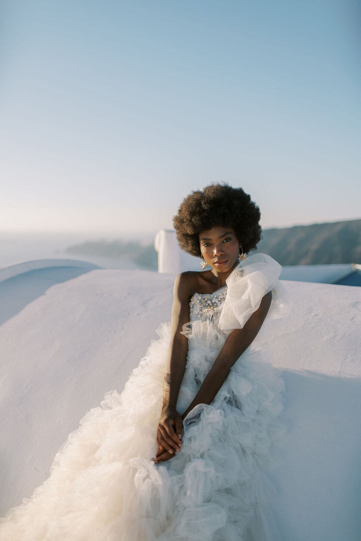 Greece Bridal Session Rocabella Santorini Millia London Gown Vicki Grafton Photography697