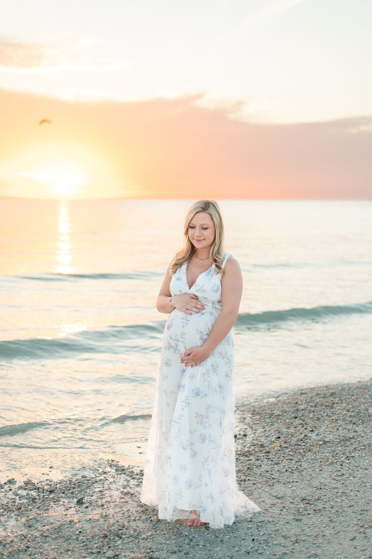 Honeymoon Island Sunset Maternity Photos - Katie Osborn Photography - Brooke & Curt 2024-39