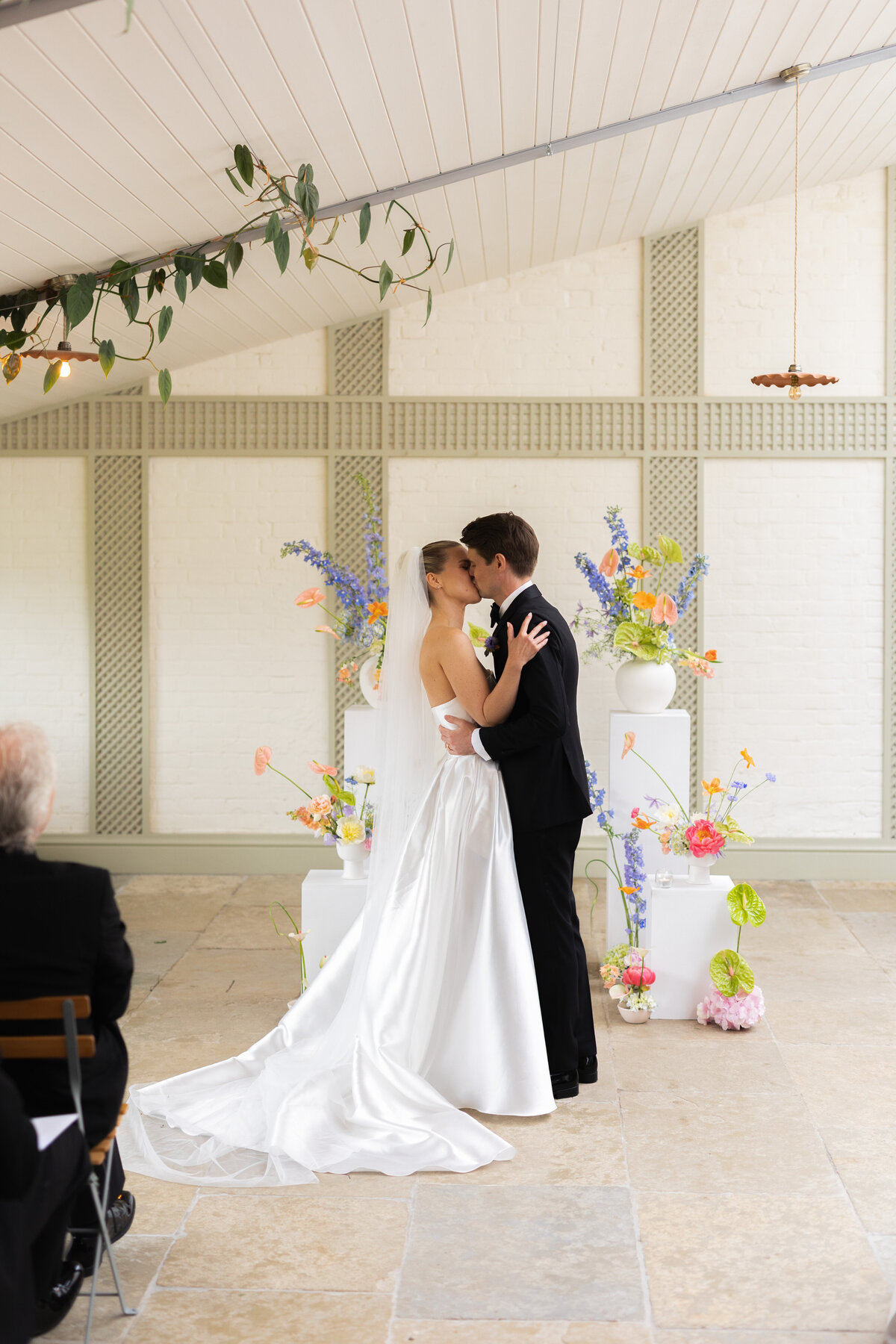 Wedding ceremony at Kin House