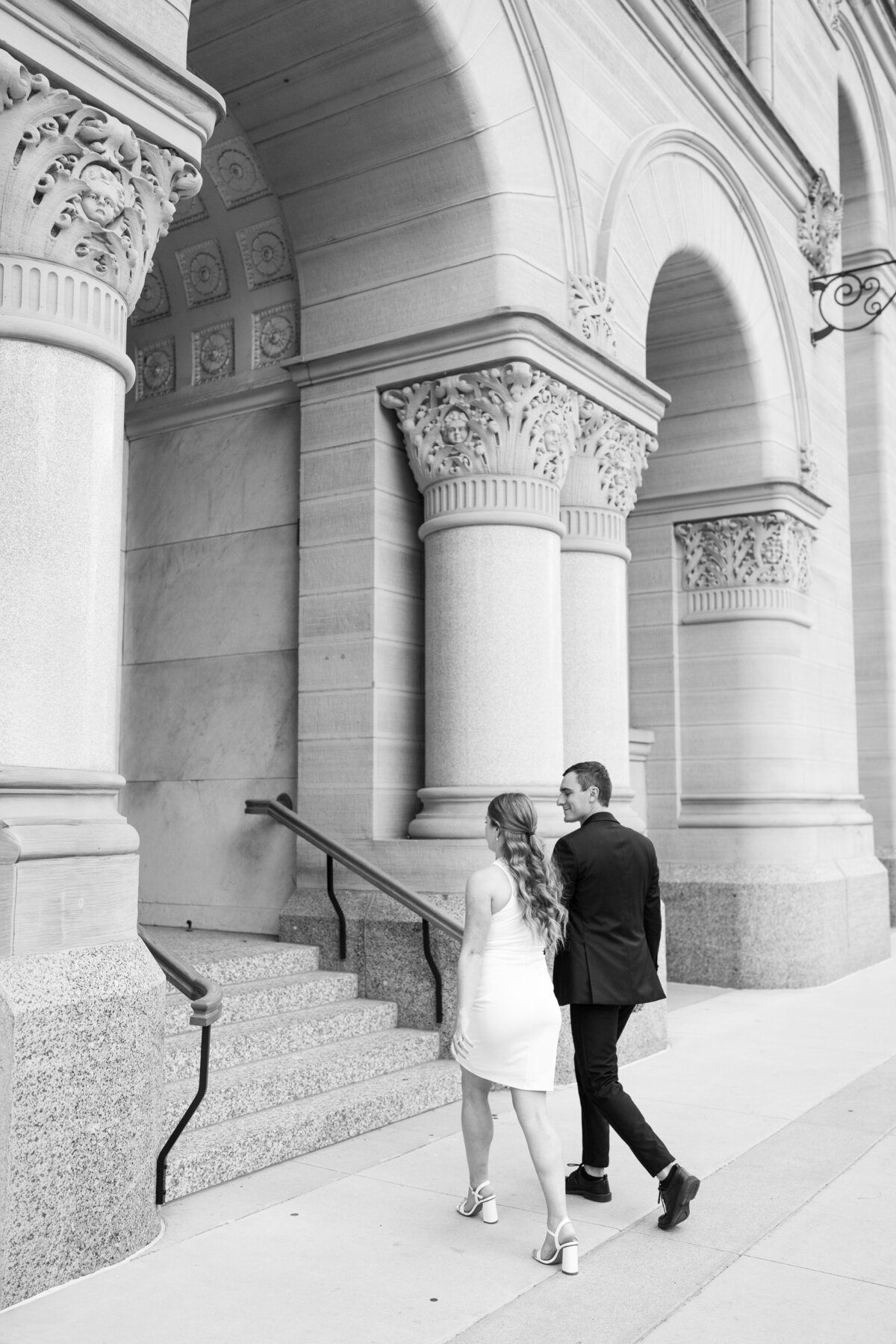 Downtown Milwaukee Elegant Engagement Session-19
