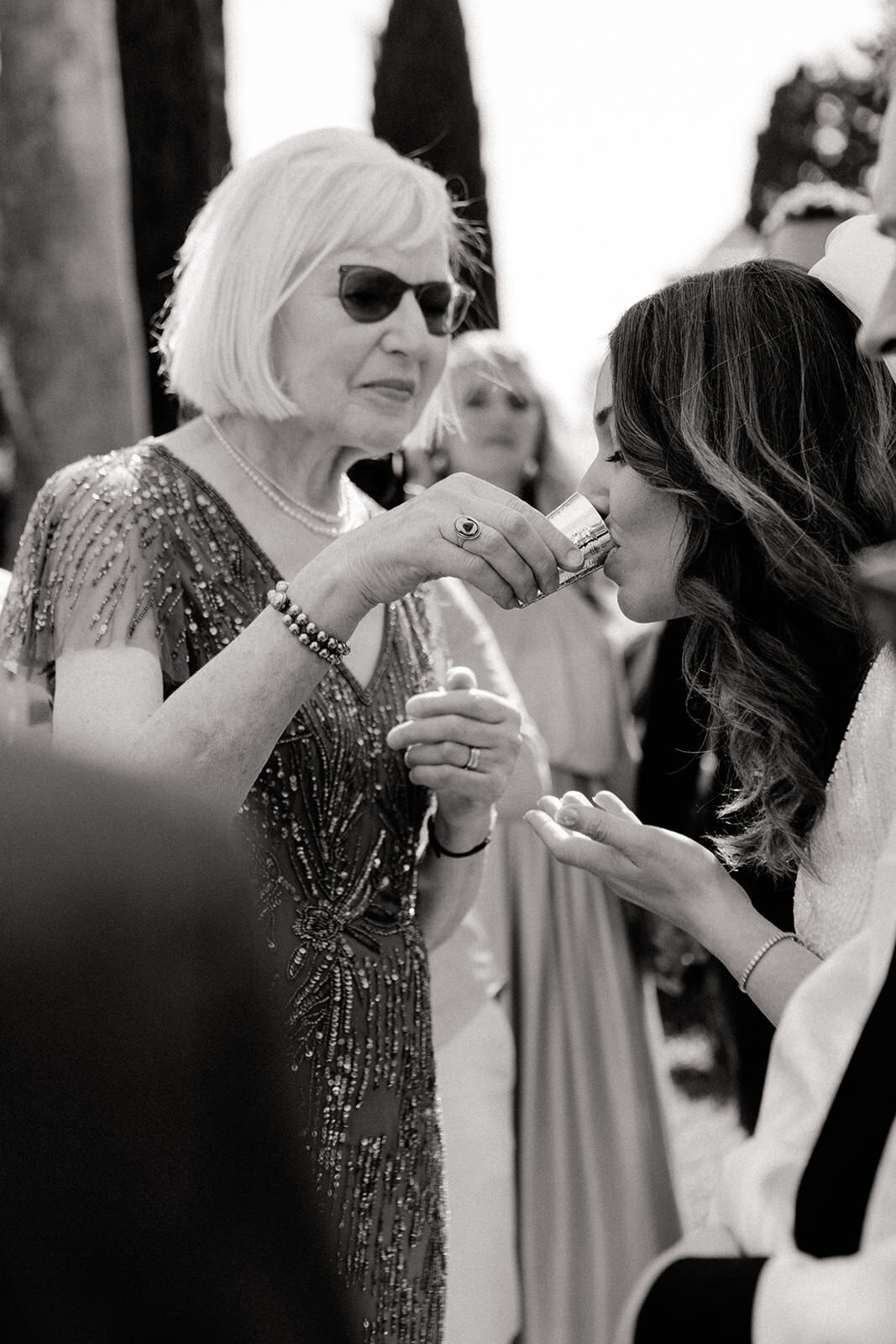 wedding ceremony in Villa Miani Rome