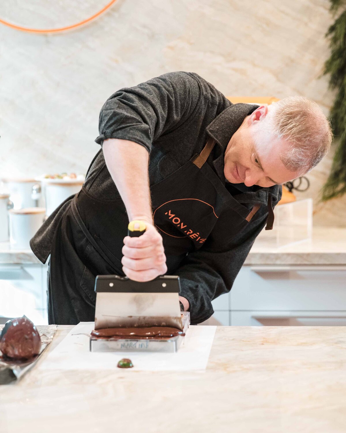 student-uses-tool-chocolate-workshop-mill-valley