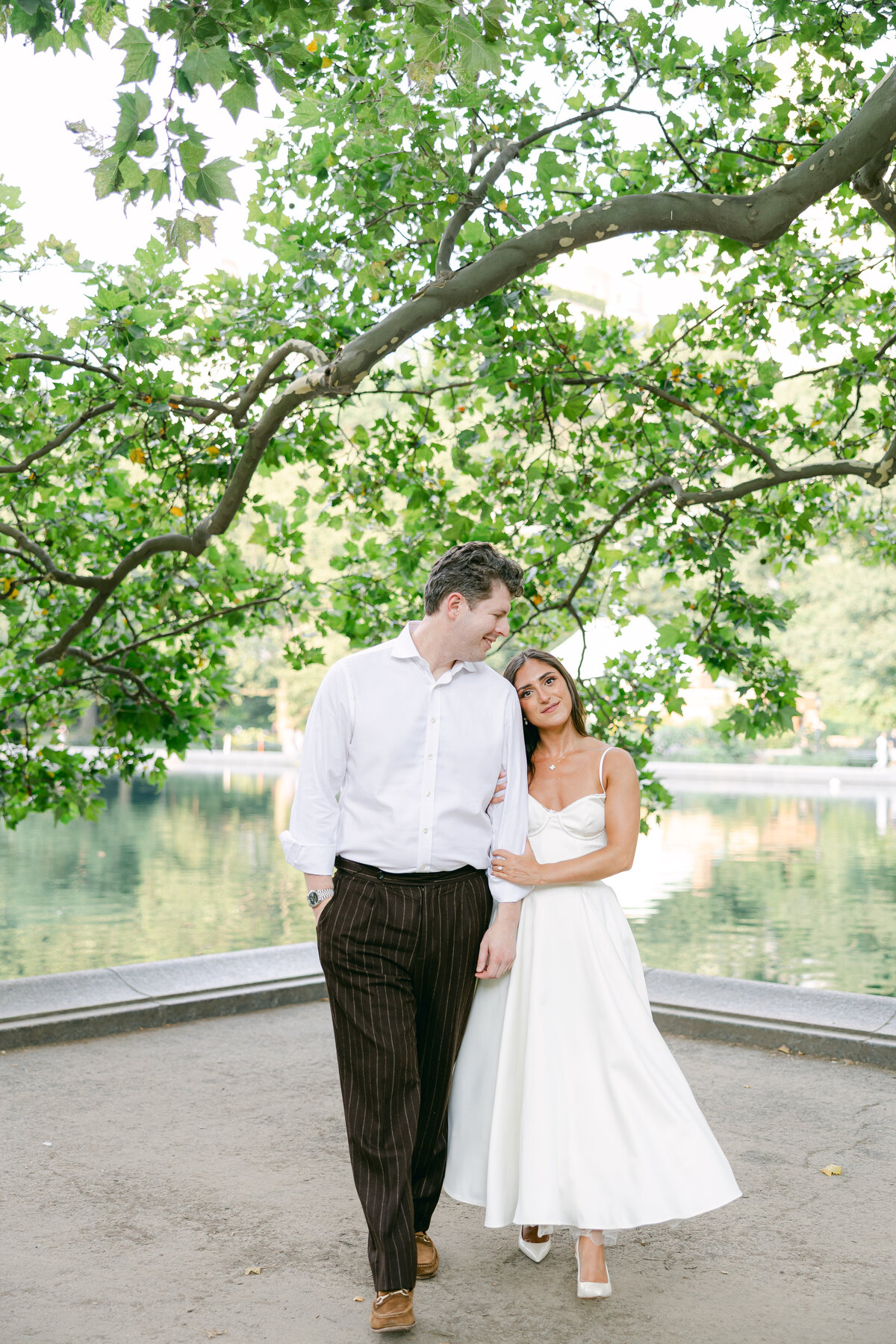 New York Classic Natural elegant Engagement Photos Central Park