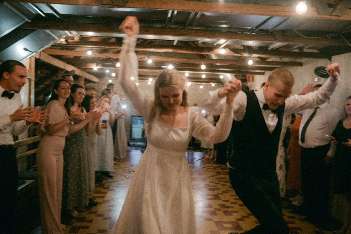 Wedding photo of an Intimate  wedding reception  in Porvoo by photographer Hannika Gabrielsson