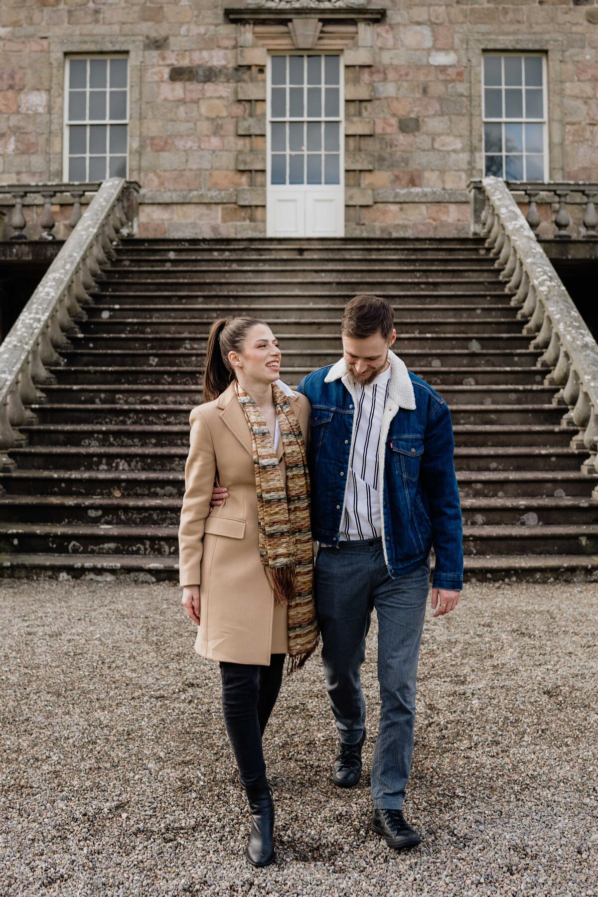 Haddo House Aberdeen engagement photos by Aberdeen wedding photographer Scott Arlow-4