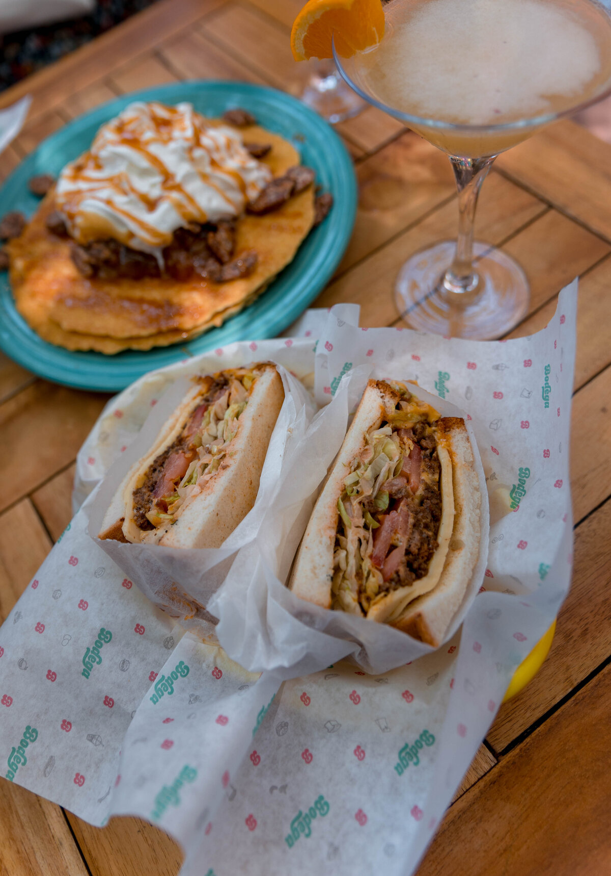 A Chopped Cheese sandwich at Bodega in Charleston