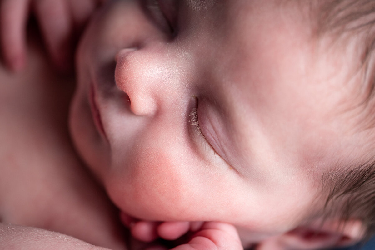 baby cheeks details lashes newborn photographer northeast fort wayne bluffton indiana