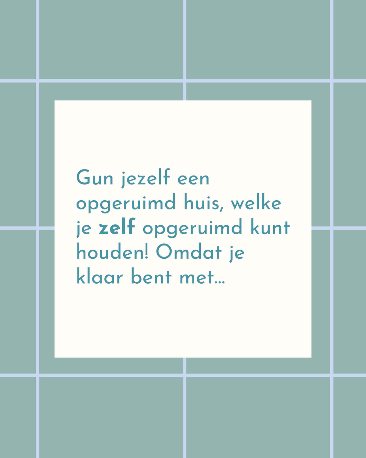 Studio Paoline Kruijssen - portfolio vormgeving - social media templates canva - Firma Opgeruimd - 12