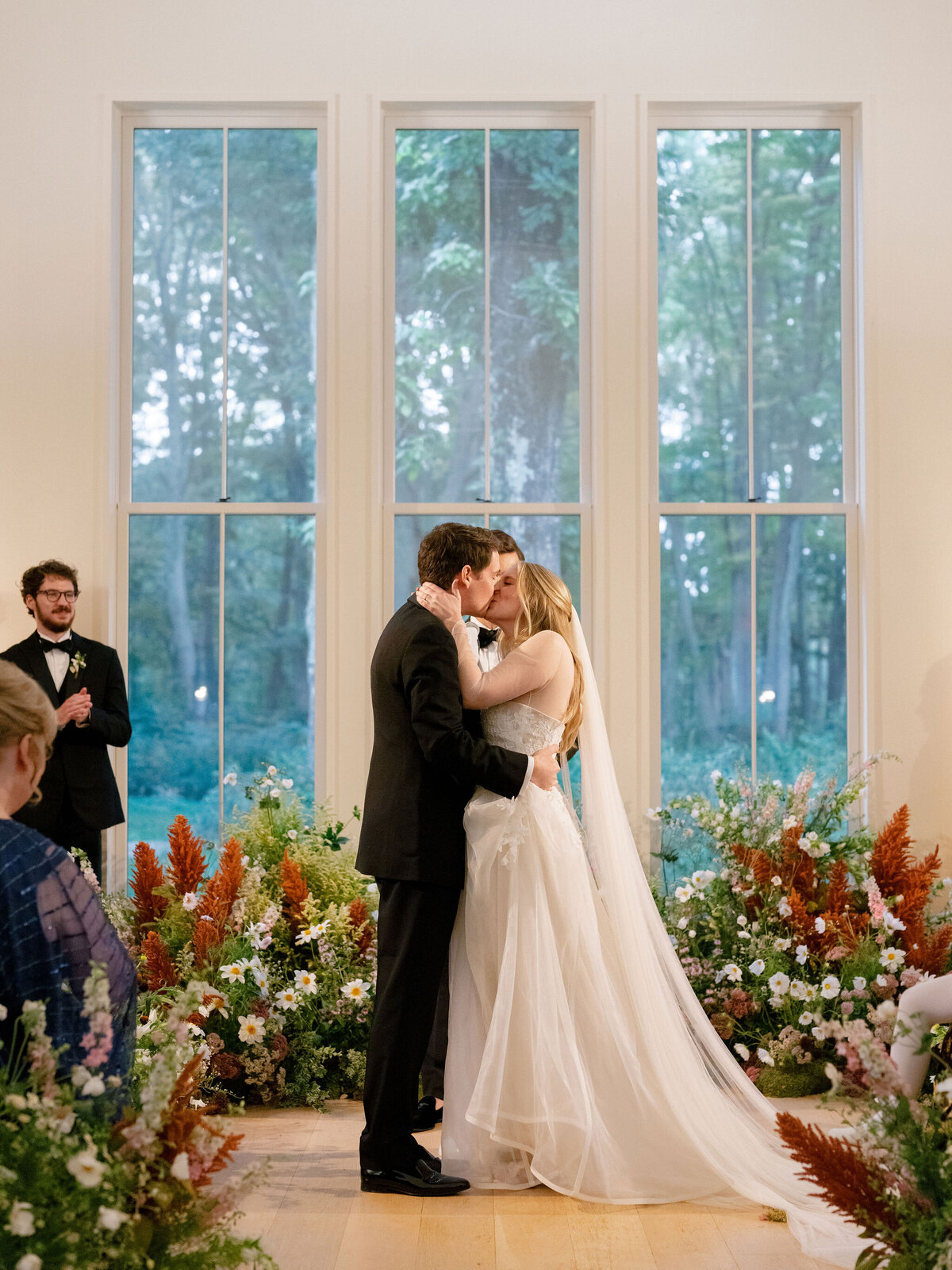 First Kiss Troutbeck Wedding TTWD