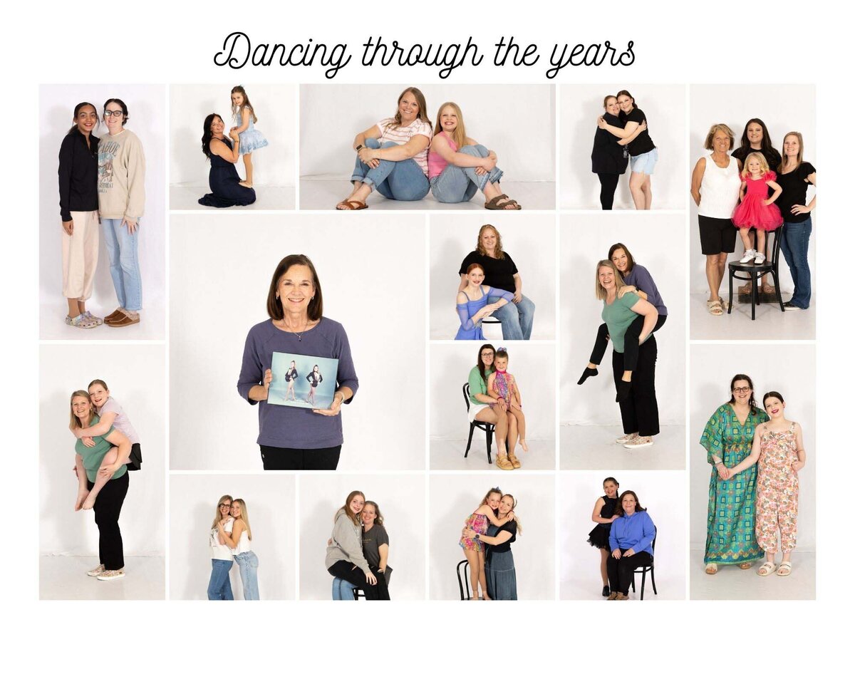 moms and daughters that have both danced at patti parrish school of dance
