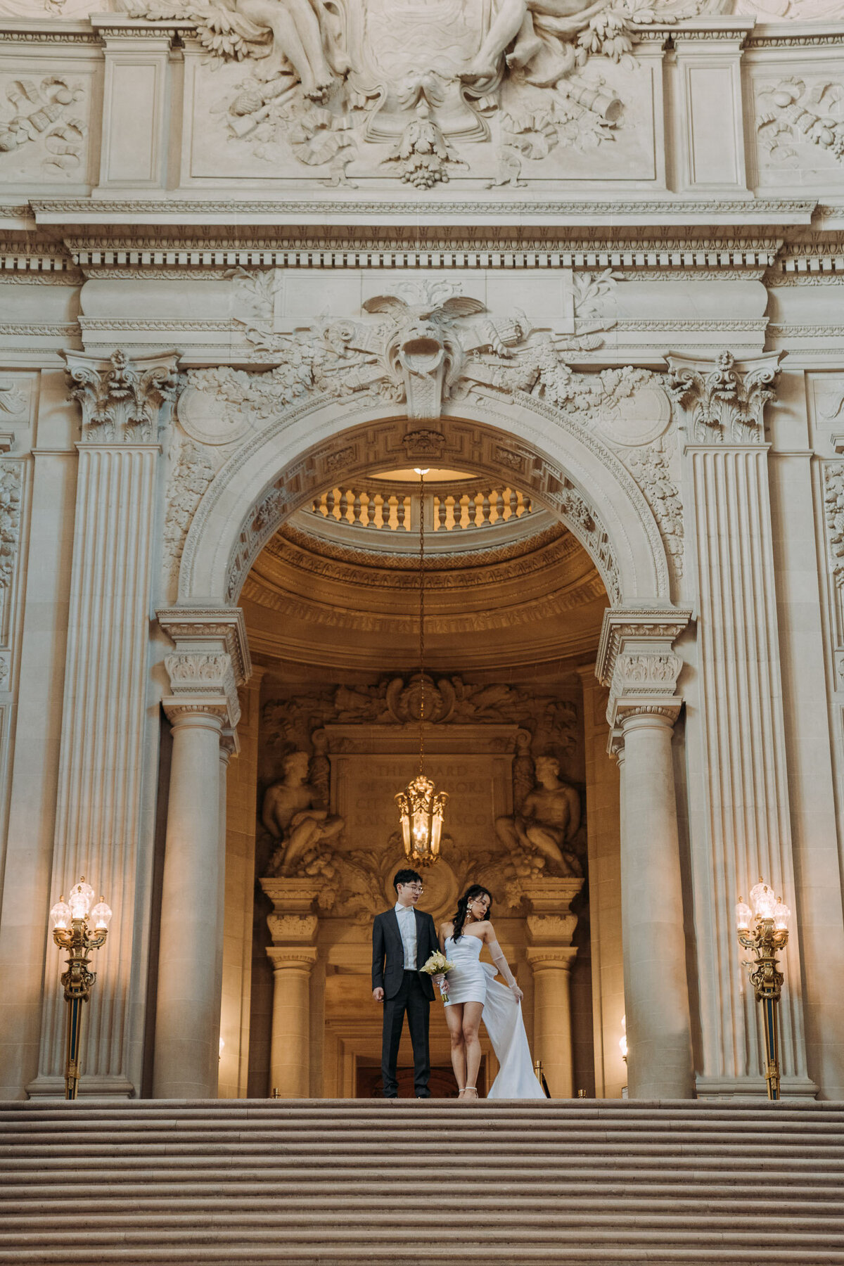 Joyce Li Photography Destination Wedding Elopement Engagement Lifestyle Portrait Photographer West Coast Seattle Washington California sfcityhallelopement-54