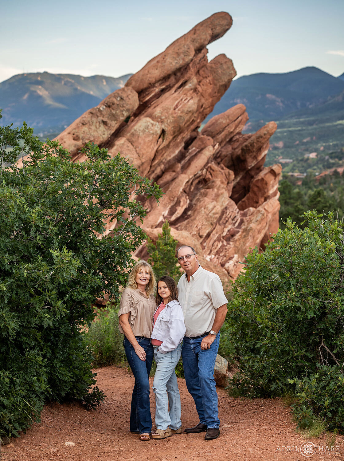 Garden of the Gods Family Photos in Colorado Springs CO