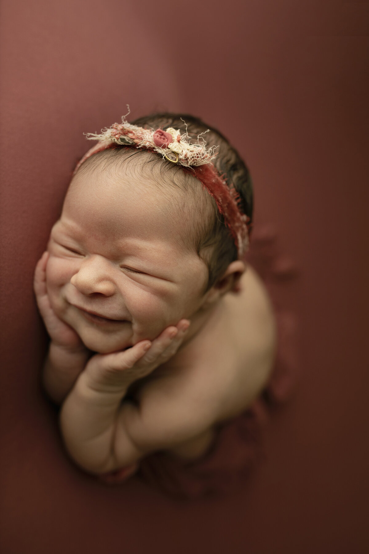 smiling newborn photo kentucky