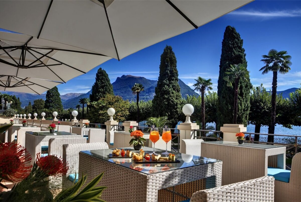 Waterstone - Hotel Splendide Royal - Lugano - Luxury Boutique Hotel - Terrace bar