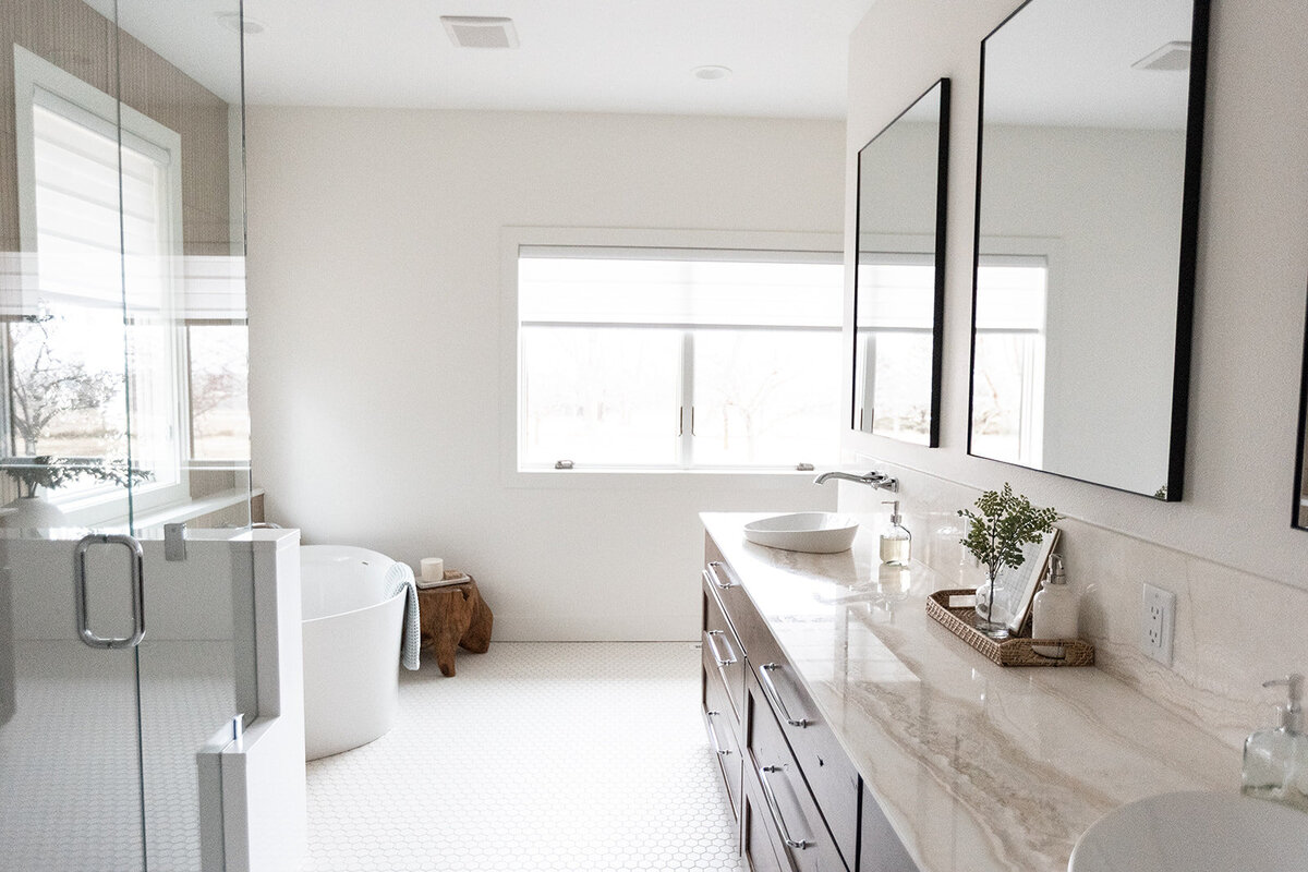 michele rosenboom design clean country renovation clean white fresh bathroom decor