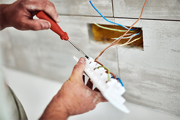 Professional electrical wiring