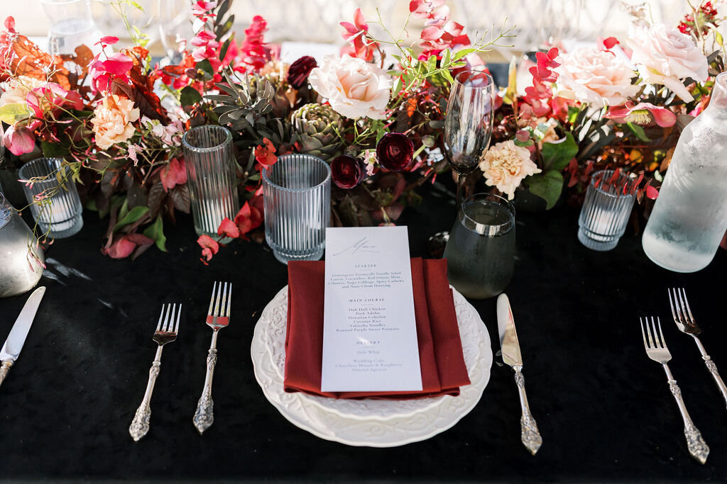 Close Up Wedding Flower Centerpieces