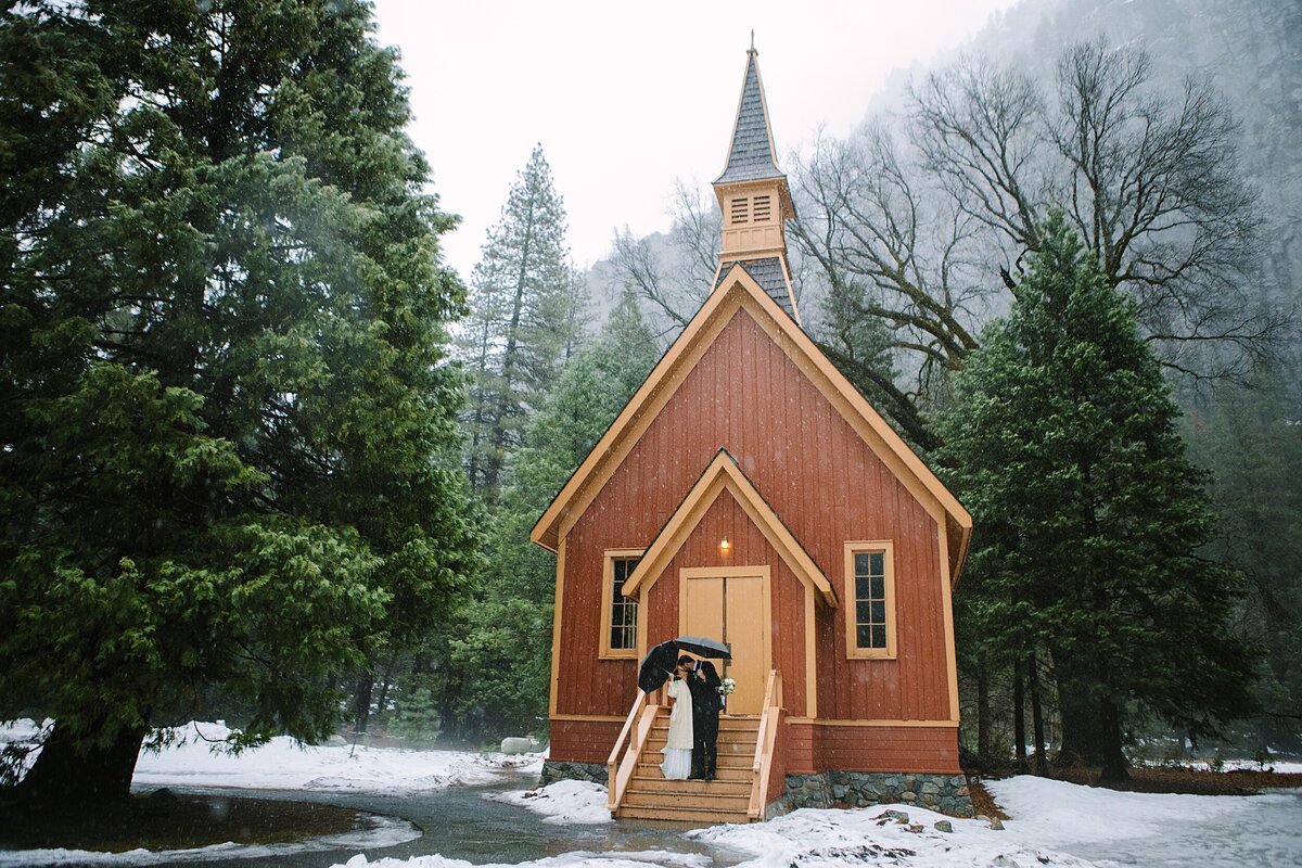 Yosemite Chapel Elopement