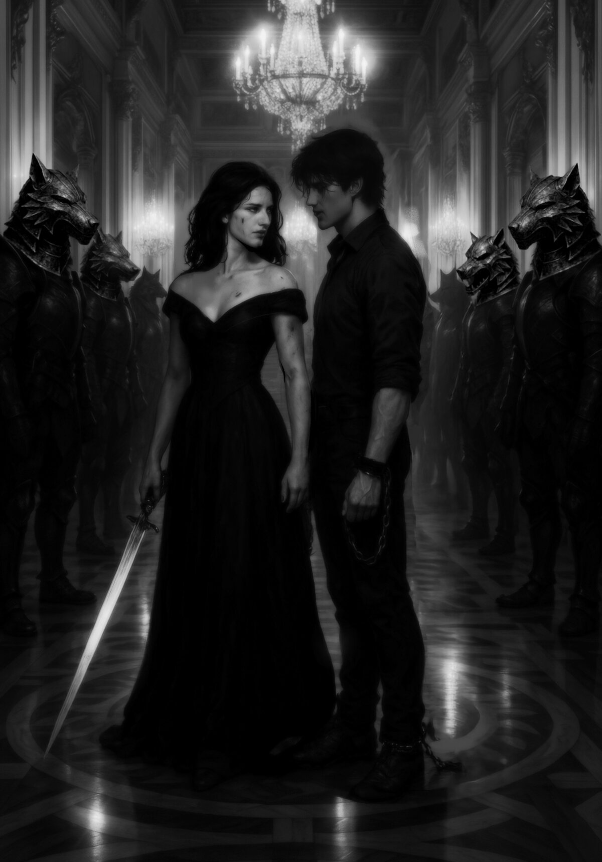 1. Manor Scene Maria and Drake