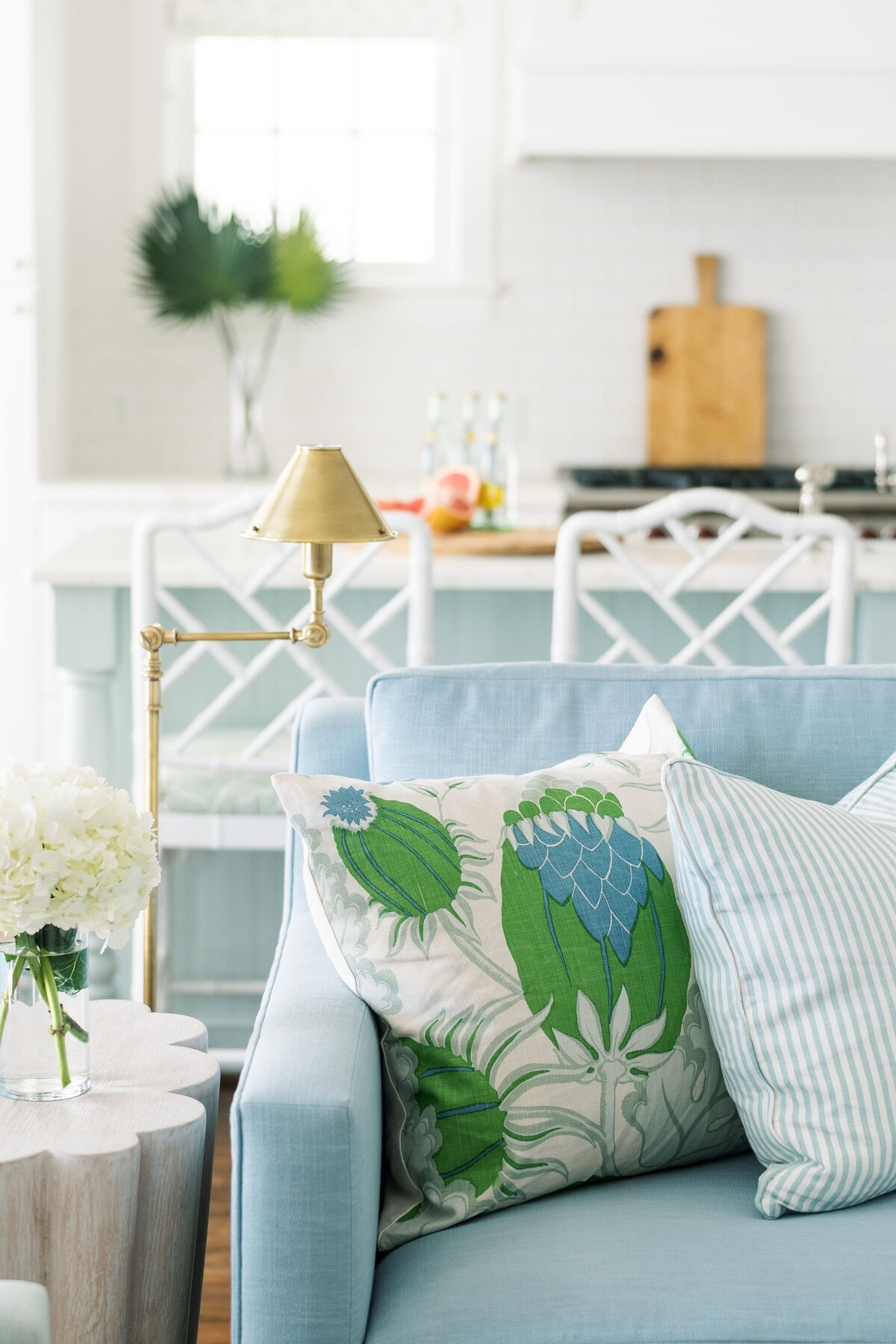 oyster creek studios galveston beach remodel blue and green throw pillows