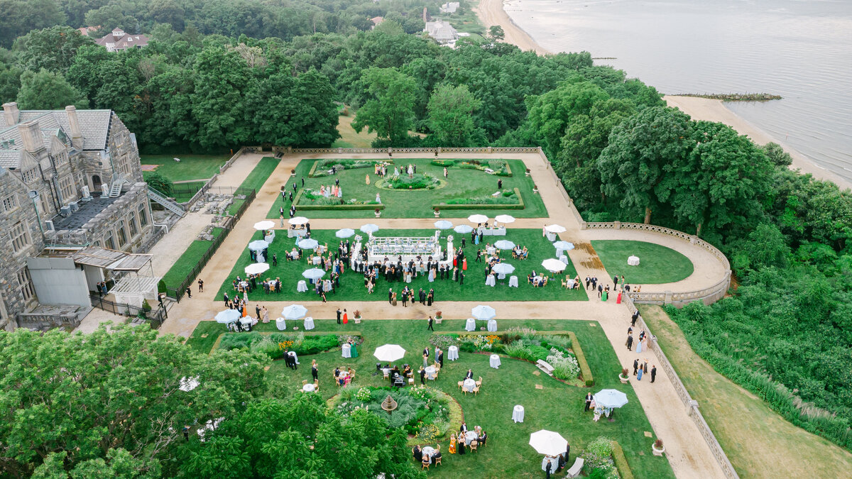 hempstead house sands point timeless editorial wedding photographer, sands point ny wedding drone photo photographer