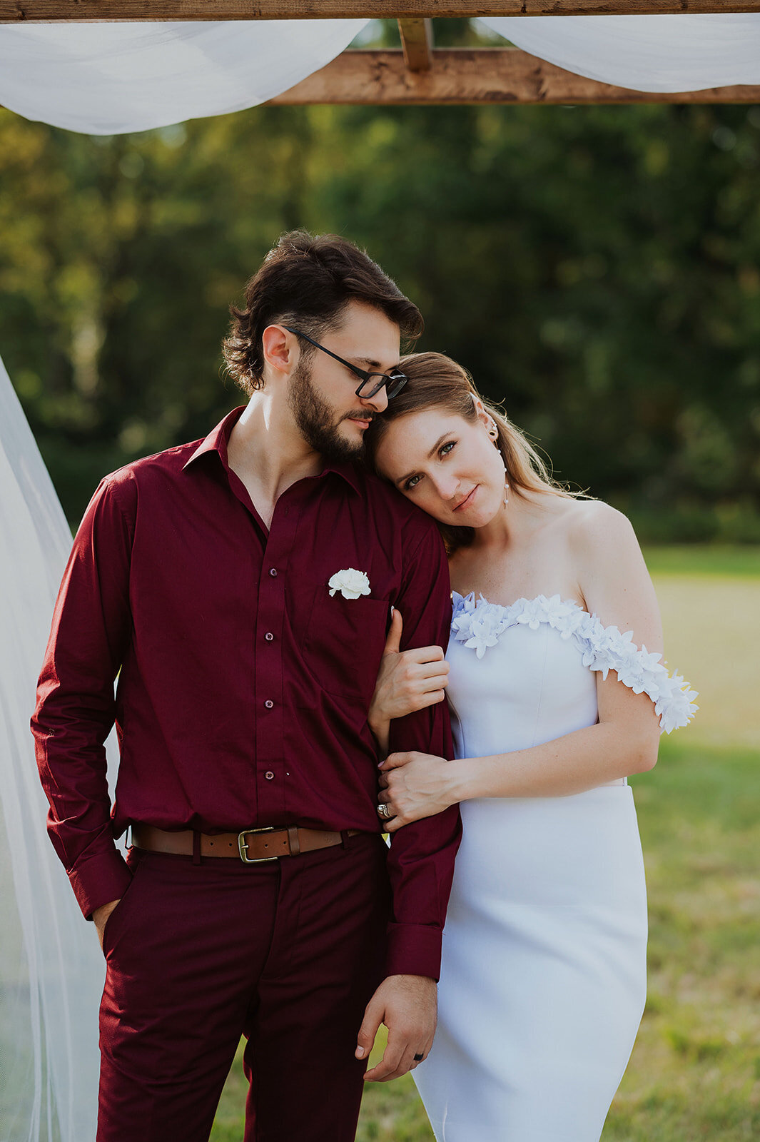 EmilyD'AngolaPhotography-Michigan Wedding and Couple Photographer-Backyard Intimate Ceremony10