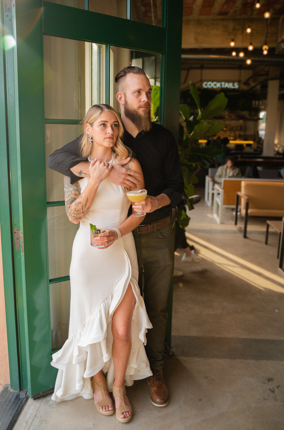 Couple San Diego Urban Elopement