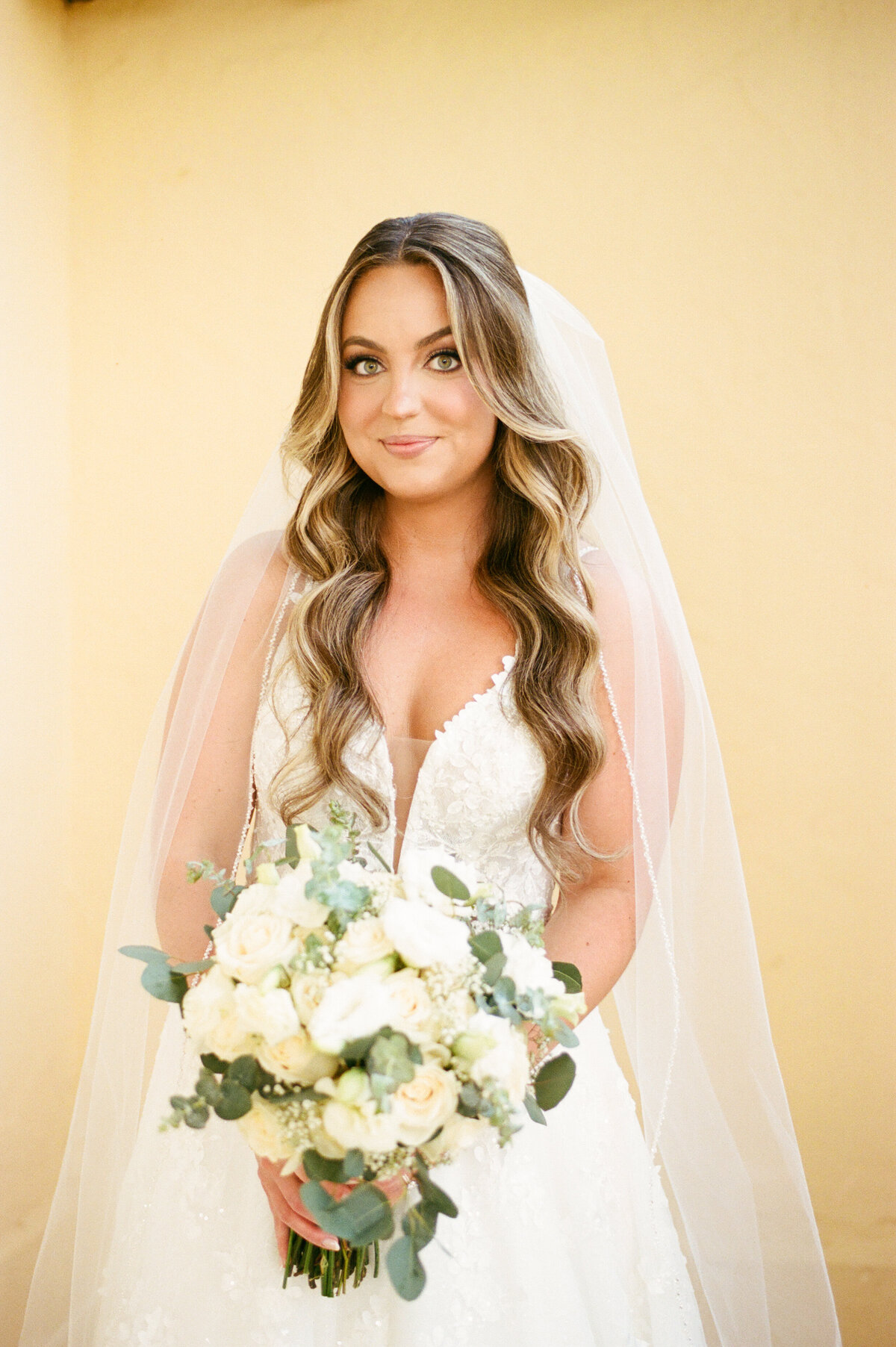 35mm film bridal portraits