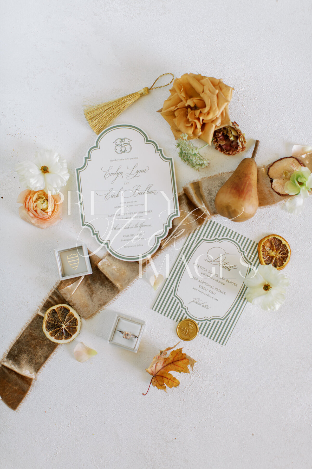 Pretty Stock Images - Fall Wedding Flat Lay-040