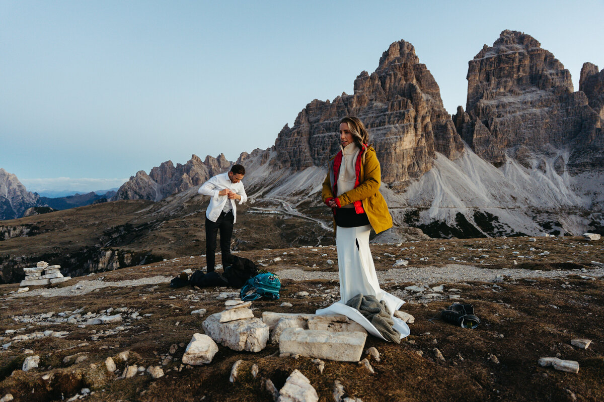 Cadini di Misurina Sunrise Elopement -14