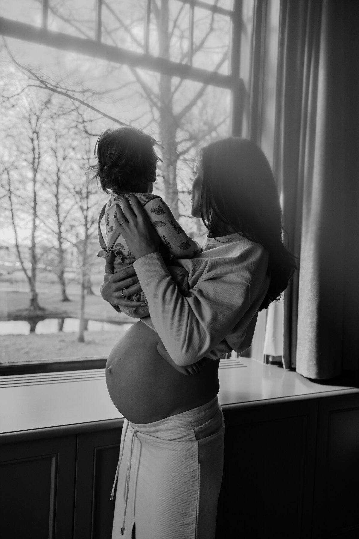 moeder dochter zwanger