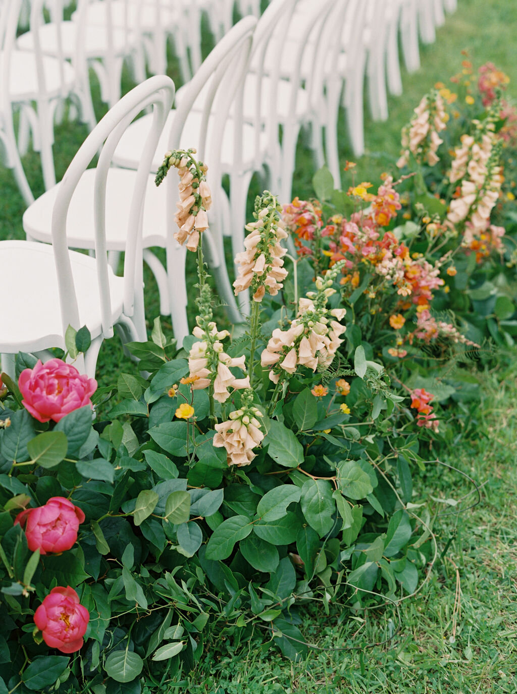 Aisle Arrangements Wedding Ceremony