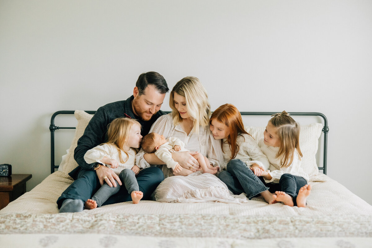 In Home Lifestyle Newborn Photo Session Spring Hill TN