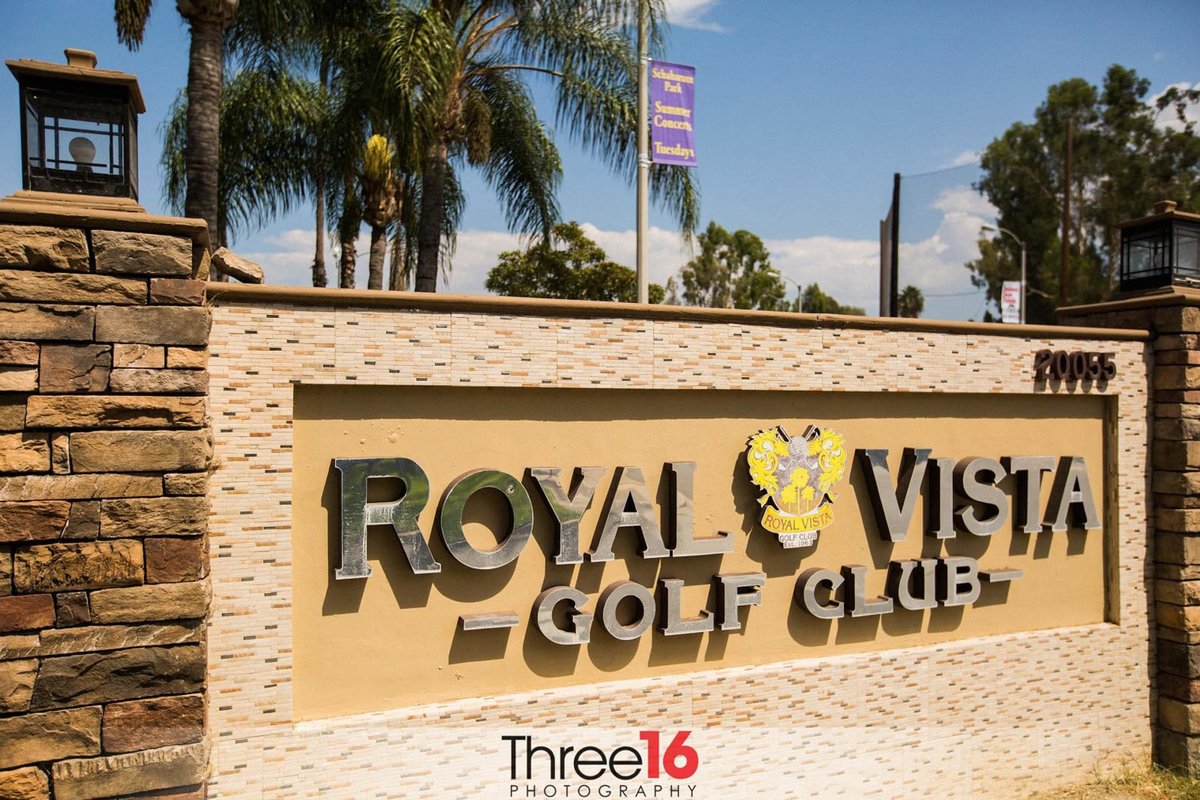 Signage at the Royal Vista Golf Club