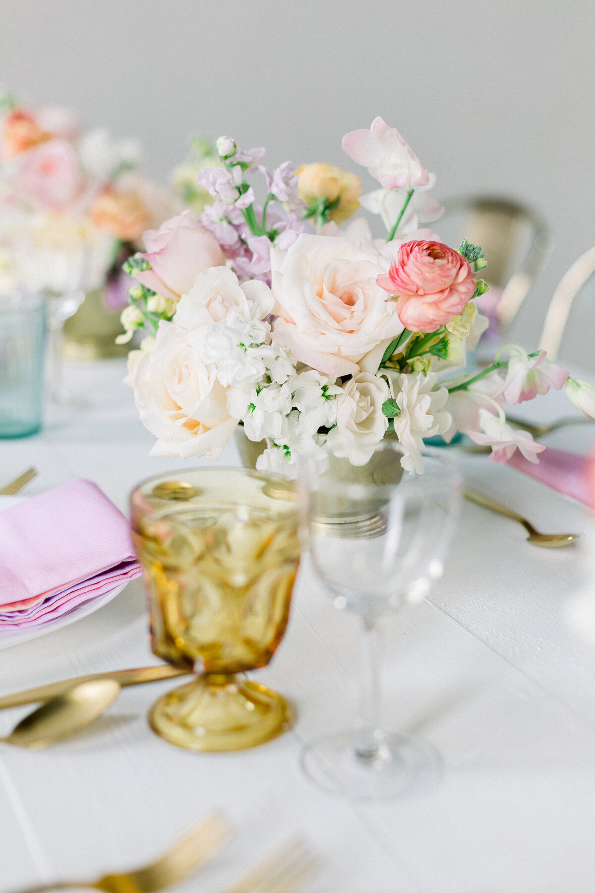 Michelle Norwood Events - Wedding Planner -  Pastel Rainbow Wedding Design - Featured on Wedding Chicks