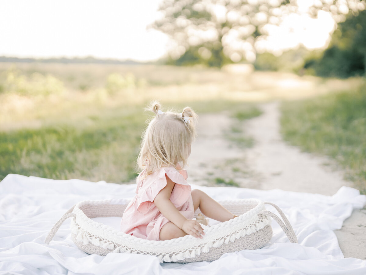 daughter in basket