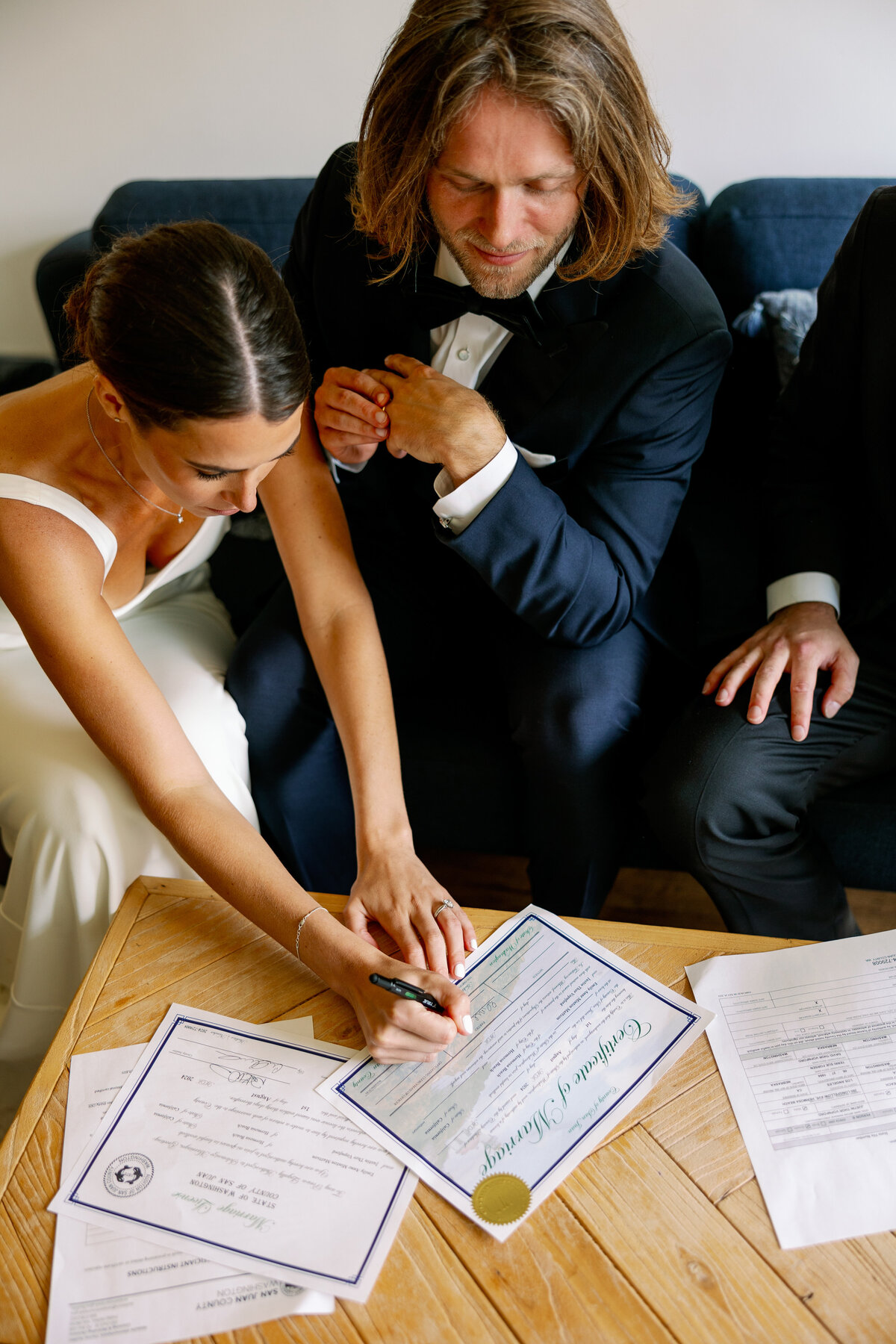 Saltwater Farm San Juan Island Wedding