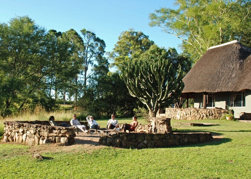 Zuid-Afrika-Swaziland-Shonalanga-Family-Cottage-bbq-plaats