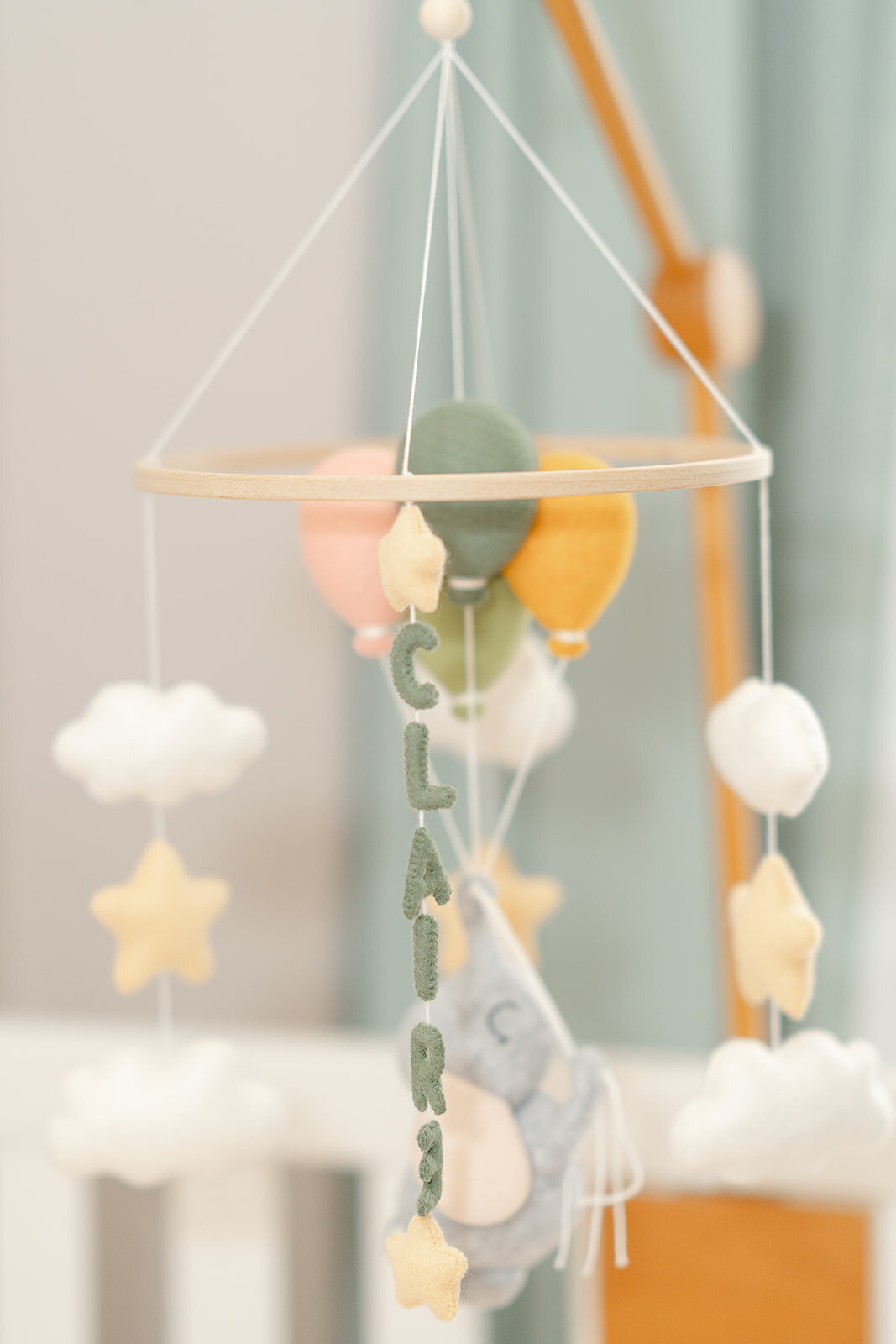 Crib mobile, a product photography in Marshall, VA