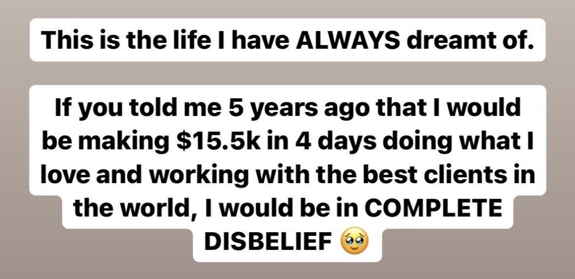 the life i have always dreamt of