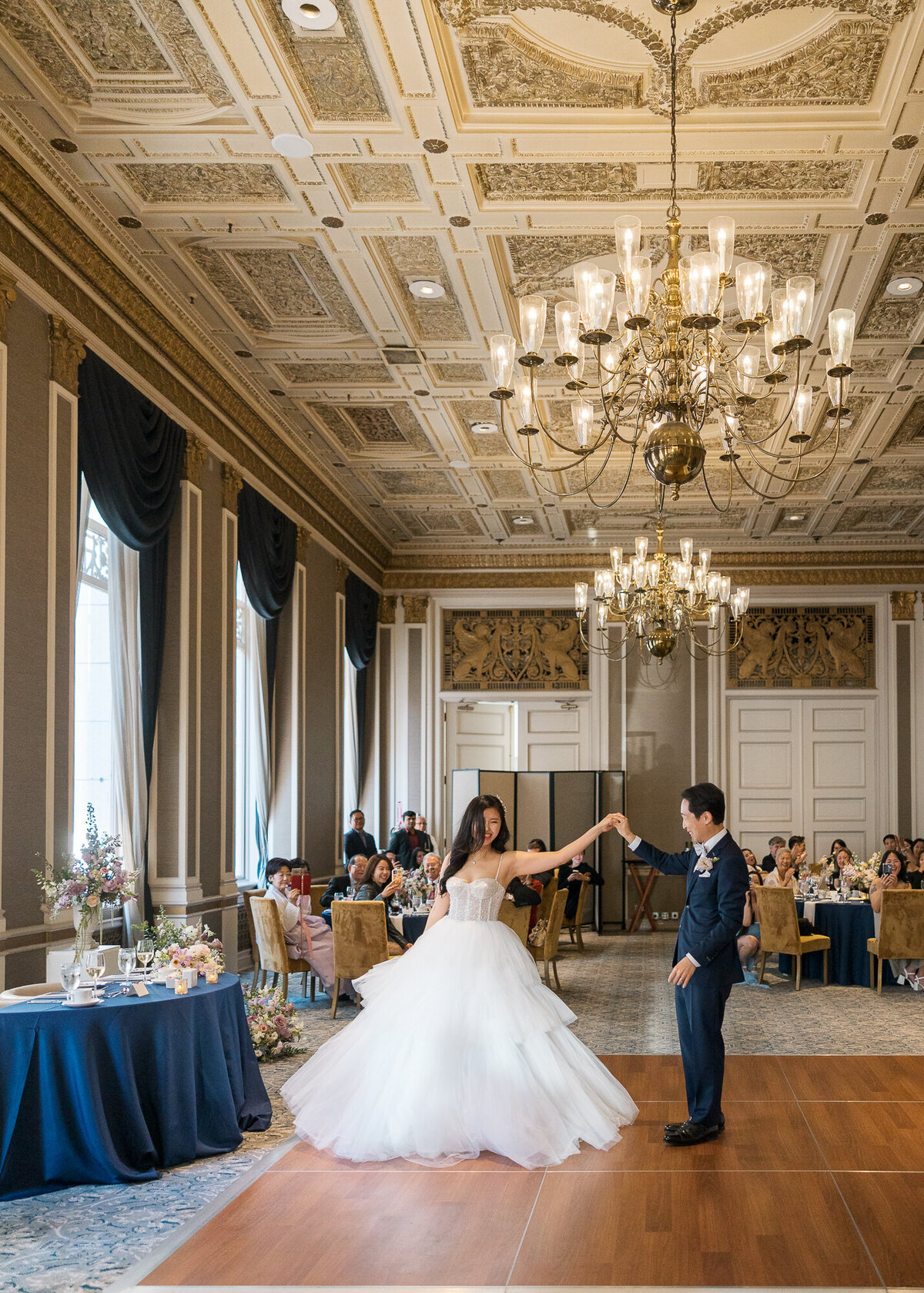 First dance wedding Beacon Grand hotel San Francisco Bay Area photographer