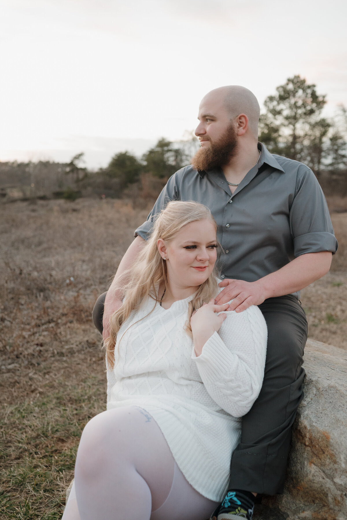 Couple engagement session 