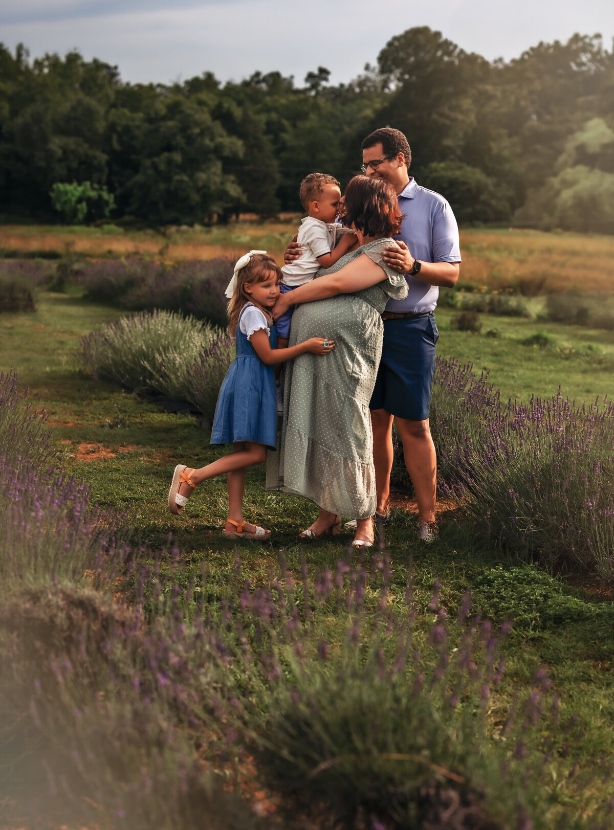 VA Lavender Farm Maternity Photography Session-8