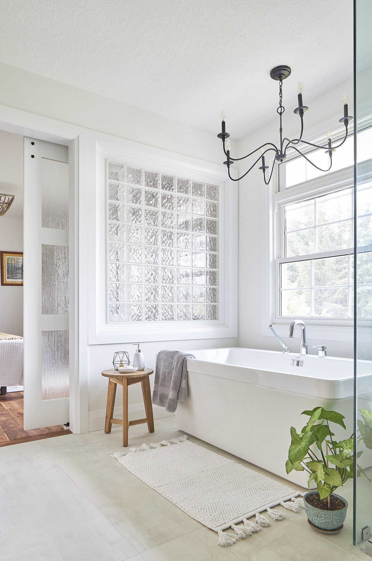 Stand alone tub with a view -W.C Craftsman