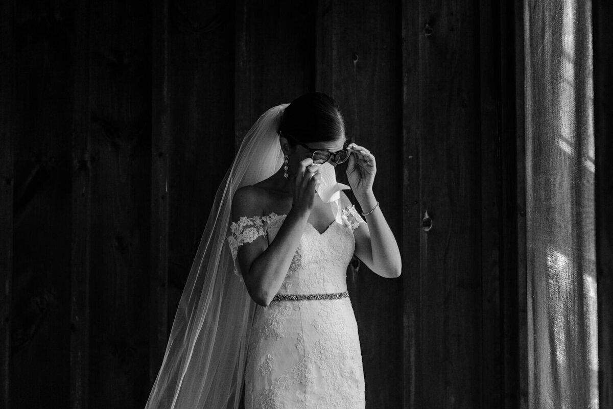 bride-emotional-getting-ready-cottage-wedding-ontario-toronto-photos