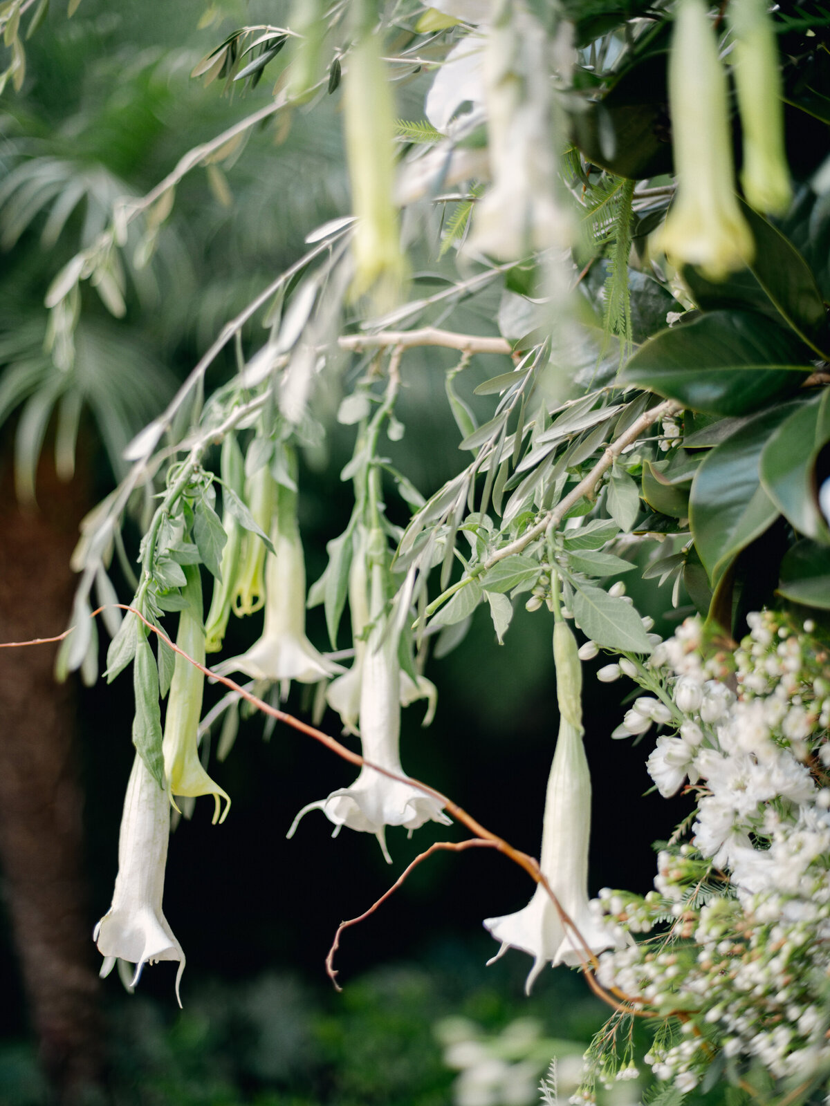 hotel-bel-air-wedding-ceremony-pergola-green-white-flowers