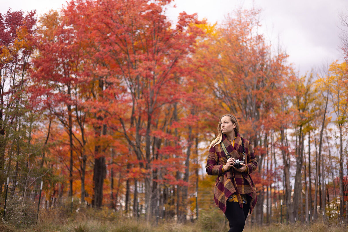 autumn self portrait cleveland ohio metroparks
